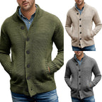 Herren Strickjacke mit großzügigen Taschen und klassischem Knopfverschluss R&B