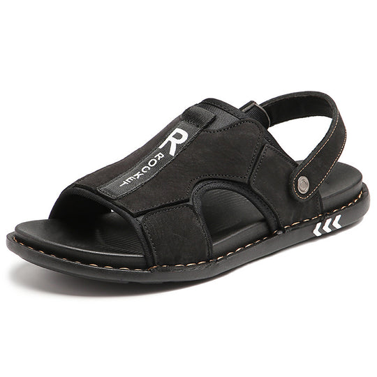 Herren Komfortable und stylische Freizeitsandalen mit verstellbarem Riemen R&B