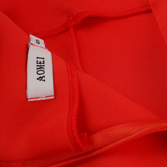 Damen Figurbetontes Rüschendes Cocktailkleid R&B