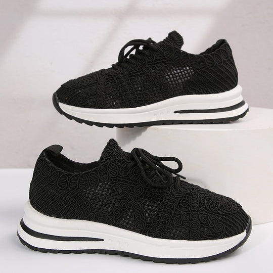 Damen Sportliche Komfort-Sneaker mit atmungsaktivem Obermaterial R&B