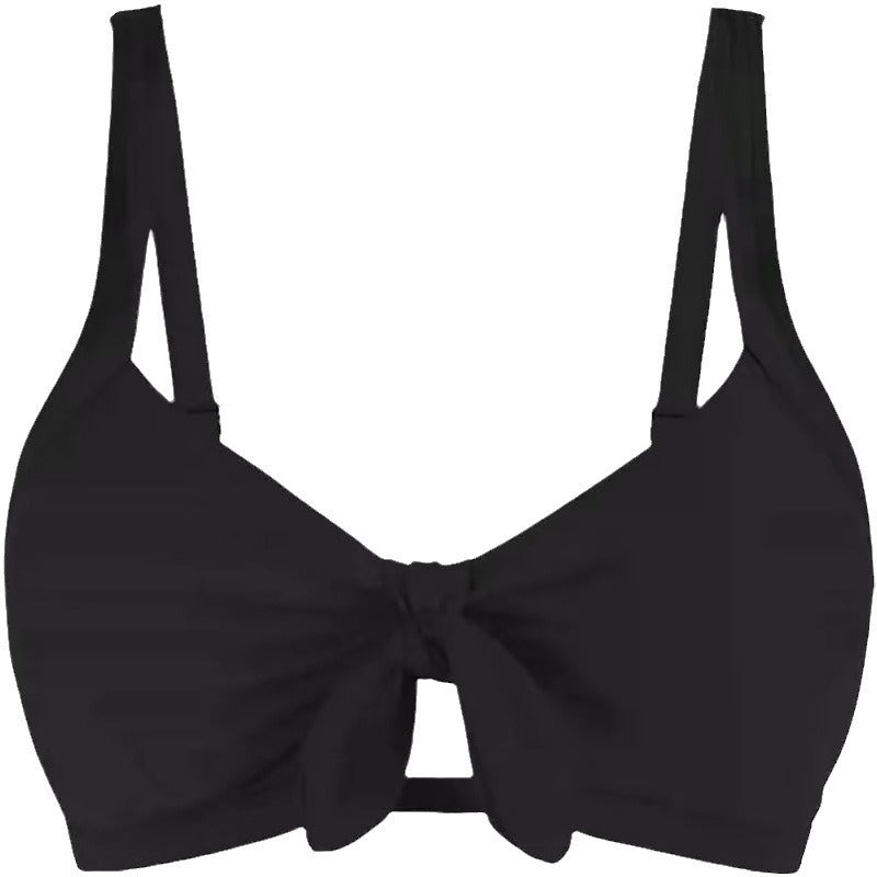 Damen Sportliches Bikinioberteil mit modischem Knotendetail R&B