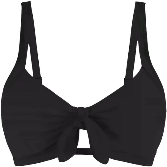 Damen Sportliches Bikinioberteil mit modischem Knotendetail R&B