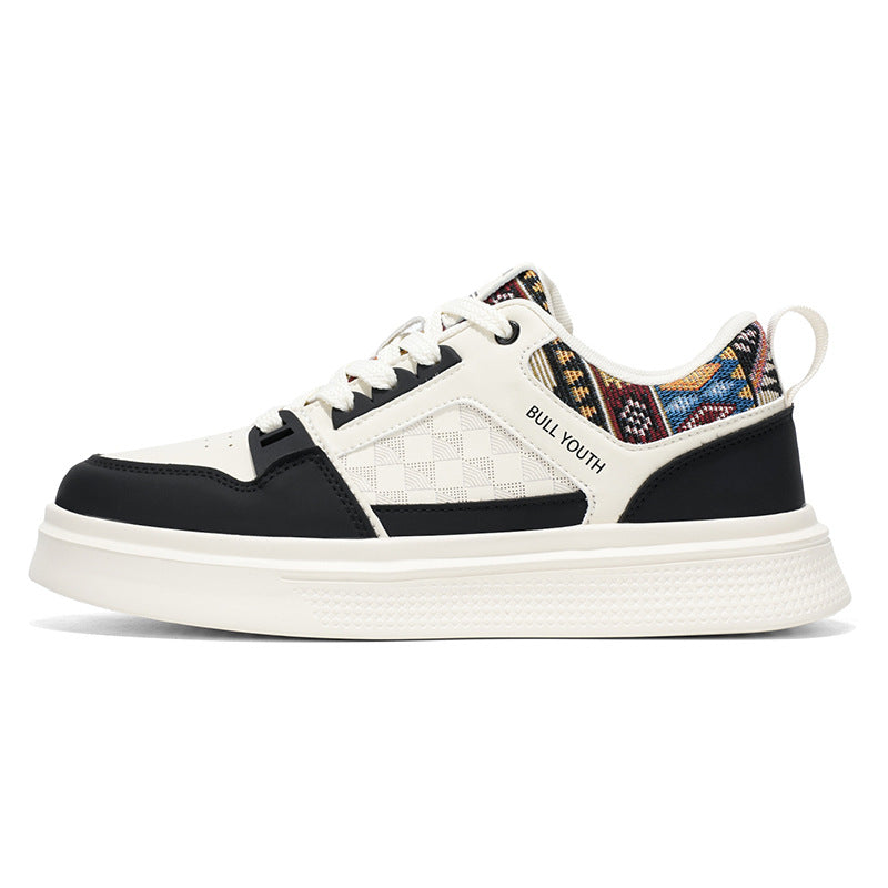 Damen Modische Sneakers mit einzigartigem Ethno-Design und gepolsterter Sohle R&B