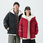 Herren modische Kapuzenjacke mit hochwertiger Füllung und funktionalen Taschen
