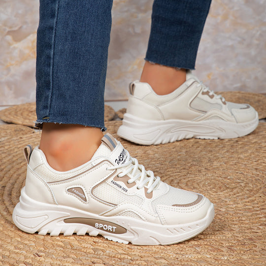 Damen Atmungsaktive Sport Sneakers mit dämpfendem Fußbett und rutschfester Sohle R&B