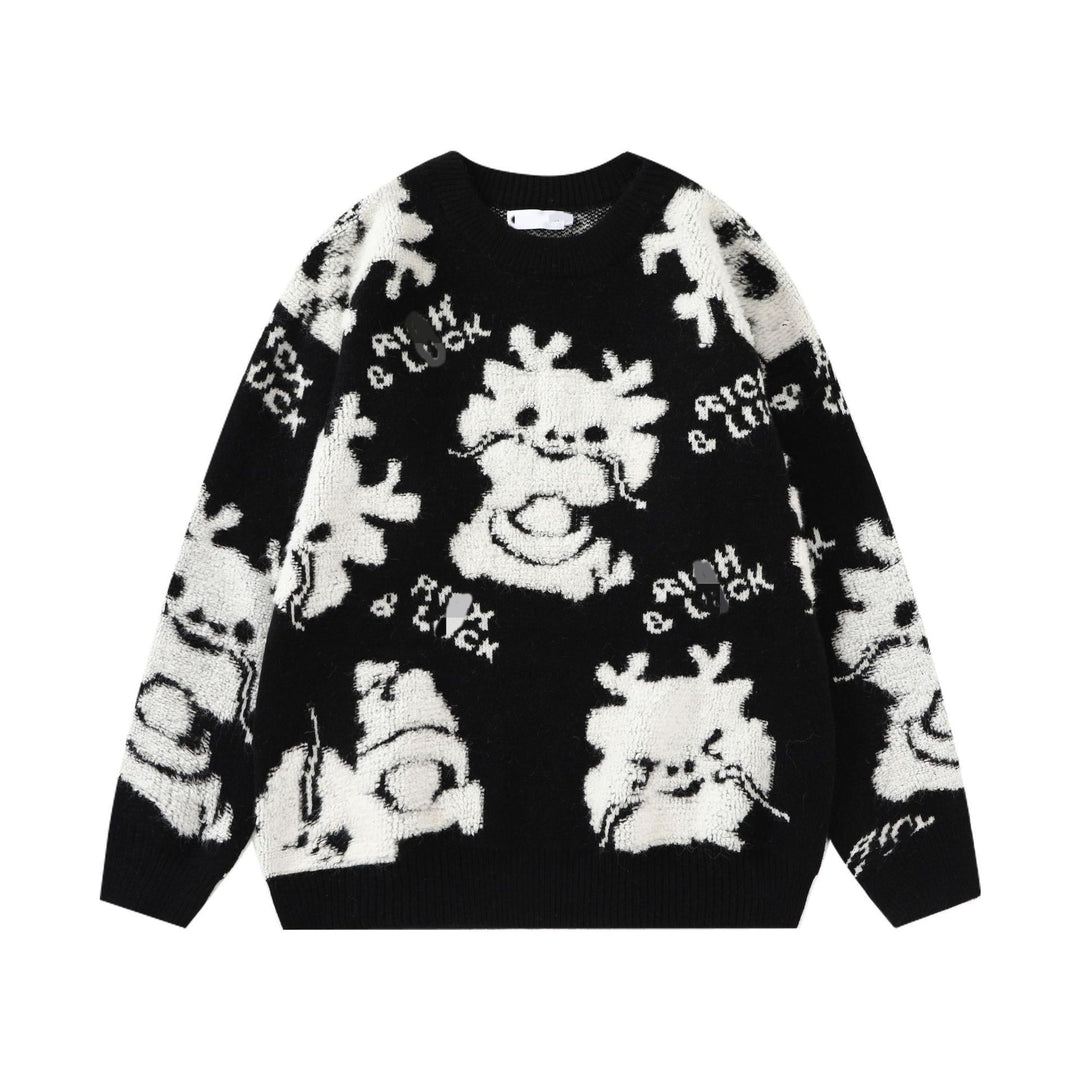 Damen Kuscheliger Pullover mit verspieltem Tiermotiv R&B