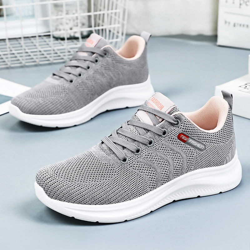 Damen Atmungsaktive Sport-Sneaker mit innovativem Strickdesign R&B