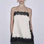 Damen Spitzentop mit zartem Saum R&B