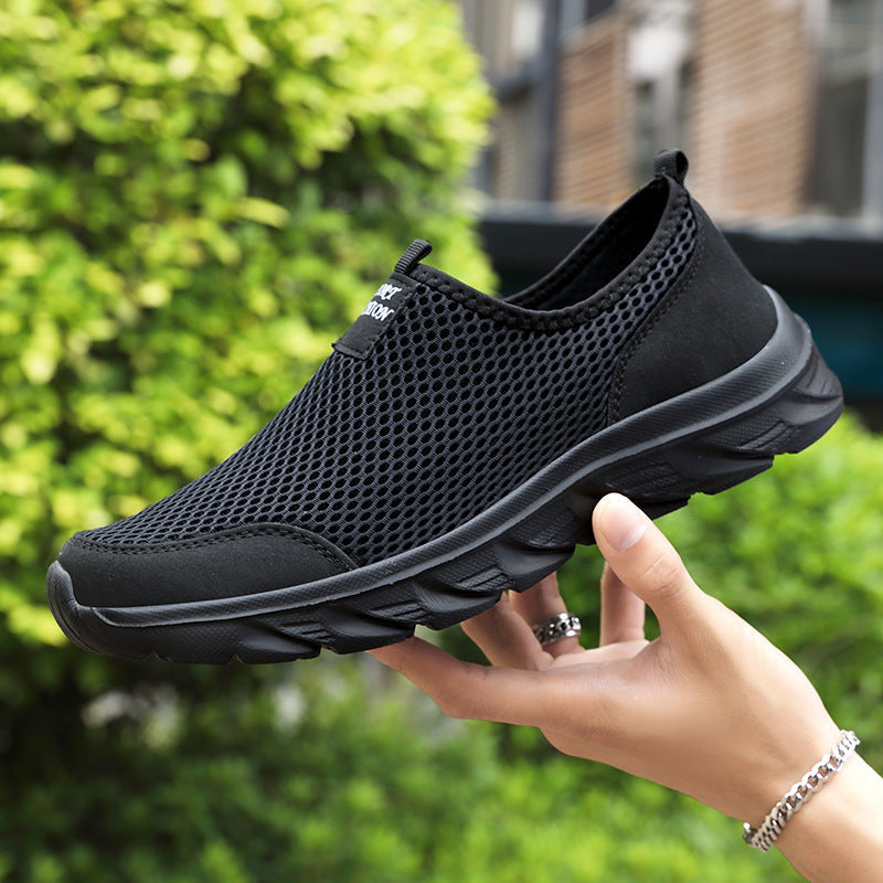 Damen Atmungsaktive Slip-On Sportschuhe mit flexiblem Sohlenaufbau