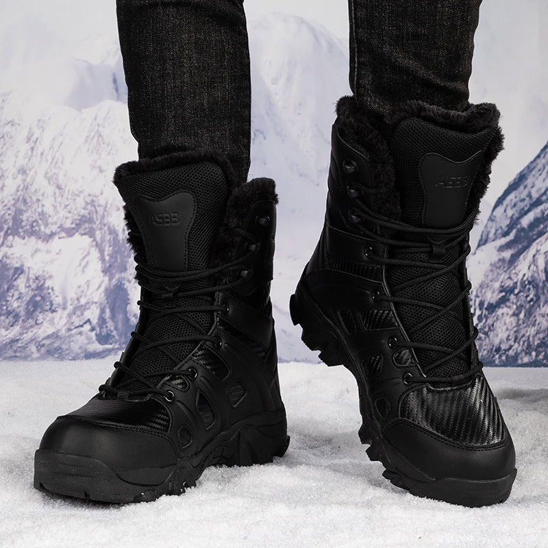 Herren Hohe Winter-Boots mit isolierender Fütterung und rutschfester Sohle R&B