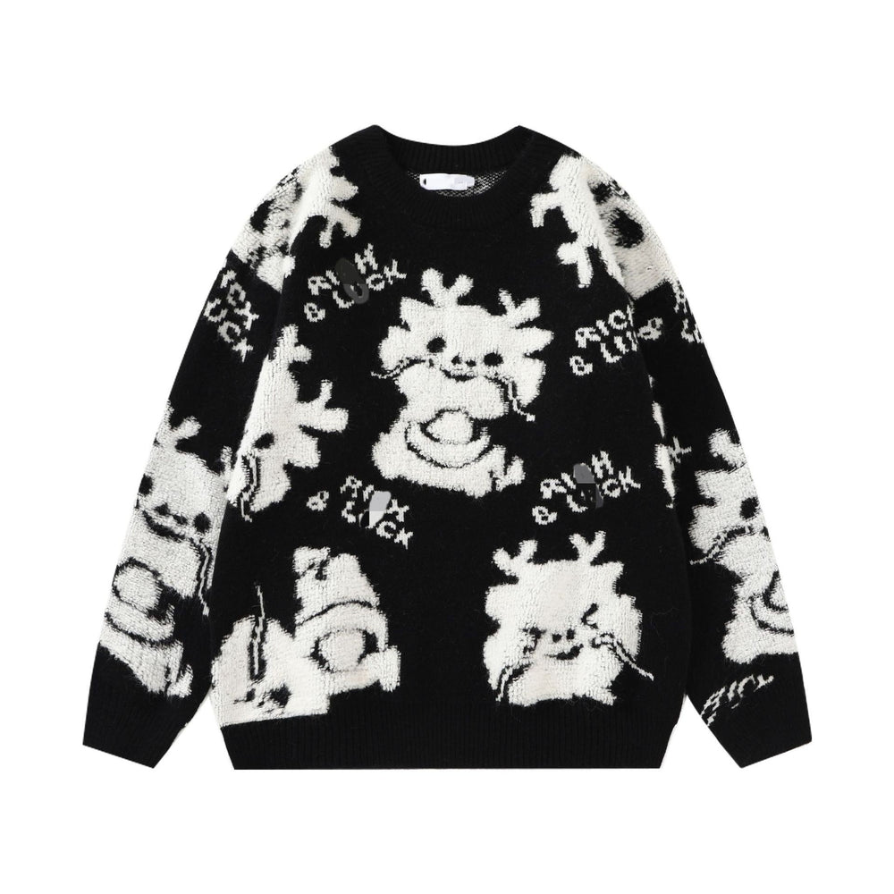 Damen Kuscheliger Pullover mit verspieltem Tiermotiv R&B