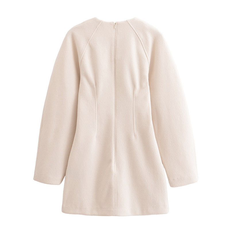 Damen Teddyfell Kleid R&B