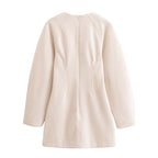 Damen Teddyfell Kleid R&B