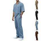 Herren elegantes Freizeit-Outfit aus weichem Strickmaterial mit lässigem Schnitt R&B