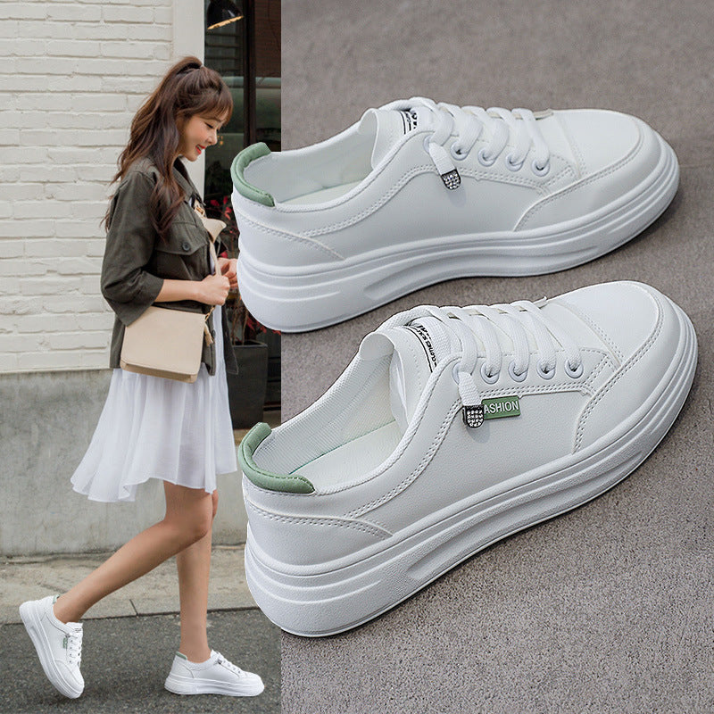 Damen Sportliche Sneakers mit hochgezogener Sohle und atmungsaktiver Mesh-Oberfläche R&B