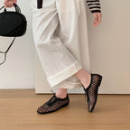 Damen Netzschuhe mit Schnürung und atmungsaktiver Sohle