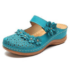 Damen-Clogs mit floralem Design und verstellbarem Riemen R&B