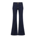 Damen Bootcut Jeans mit hohem Taillenbund und eleganter Nahtführung R&B