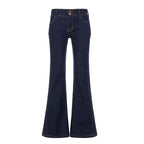 Damen Bootcut Jeans mit hohem Taillenbund und eleganter Nahtführung R&B