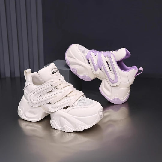 Damen Sportliche Chunky Sneakers mit atmungsaktivem Obermaterial und innovativem Dämpfungssystem R&B