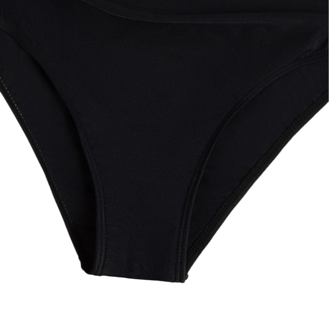 Damen Eleganter Badeanzug mit tiefem Ausschnitt und floralem Design R&B