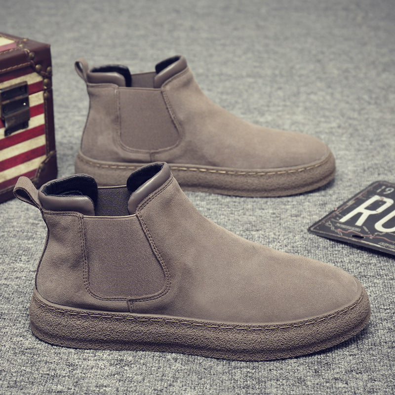 Damen Chelsea Boots mit eleganter Wildleder-Oberfläche