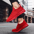 Damen Sportliche Lauf-Sneaker mit atmungsaktiver Mesh-Oberfläche R&B