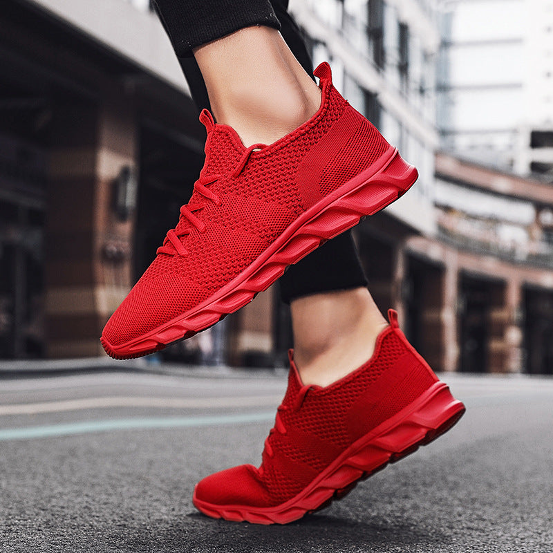 Damen Sportliche Lauf-Sneaker mit atmungsaktiver Mesh-Oberfläche R&B