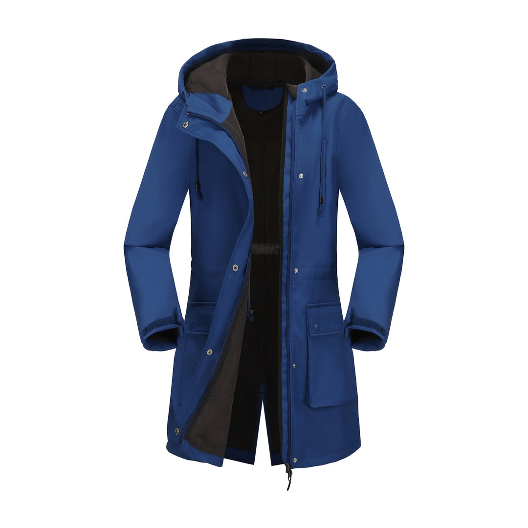 Damen funktionale Outdoor-Jacke mit verstellbarem Taillenzug und Innenfutter R&B