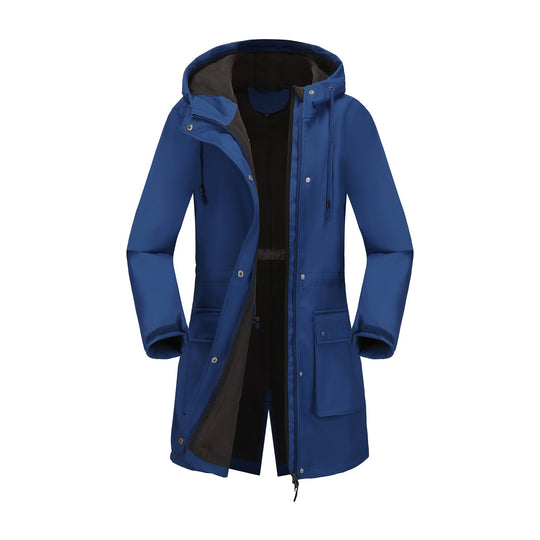 Damen funktionale Outdoor-Jacke mit verstellbarem Taillenzug und Innenfutter R&B
