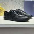 Damen Sneakers aus hochwertigem Leder mit elegantem Muster und rutschfester Sohle R&B