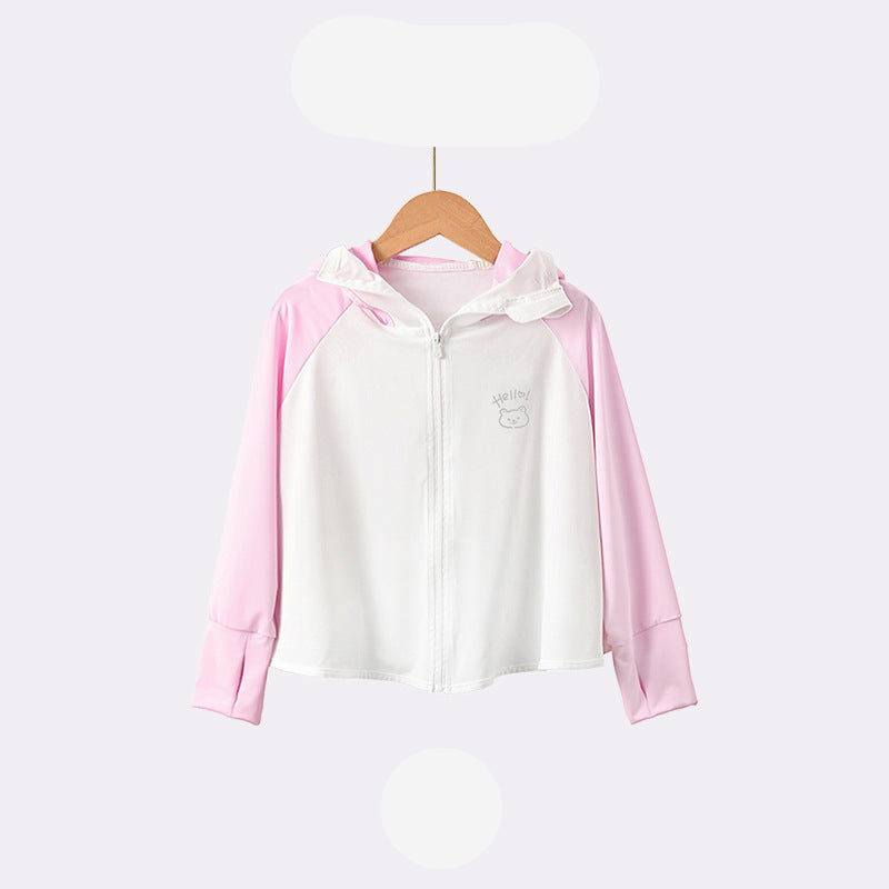 Kinder UV-Schutzjacke mit Kapuze und atmungsaktiven Eigenschaften R&B
