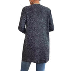 Damen Strickjacke mit strukturiertem Rippdesign und praktischen Taschen R&B