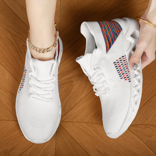Damen Sportliche Lauf-Sneaker mit atmungsaktivem Obermaterial und dämpfendem Sohlenprofil R&B