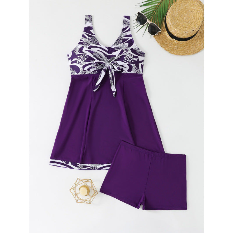 Damen Sportliches Strandkleid mit integrierten Shorts R&B
