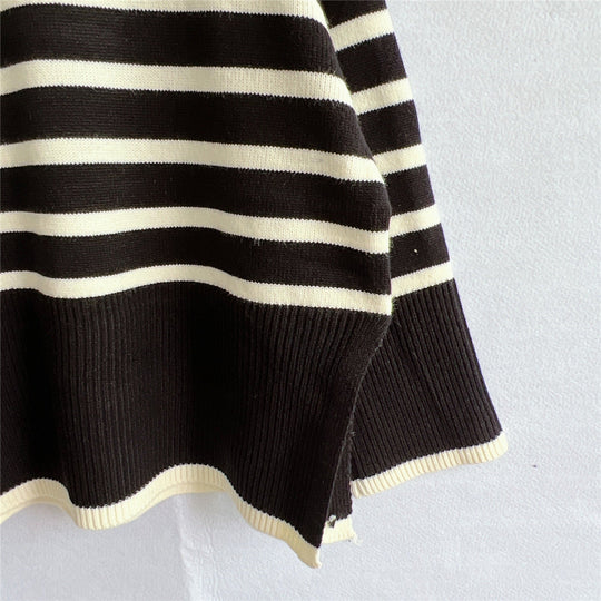 R&B | Gestreifter Strickpullover für Herbst & Winter