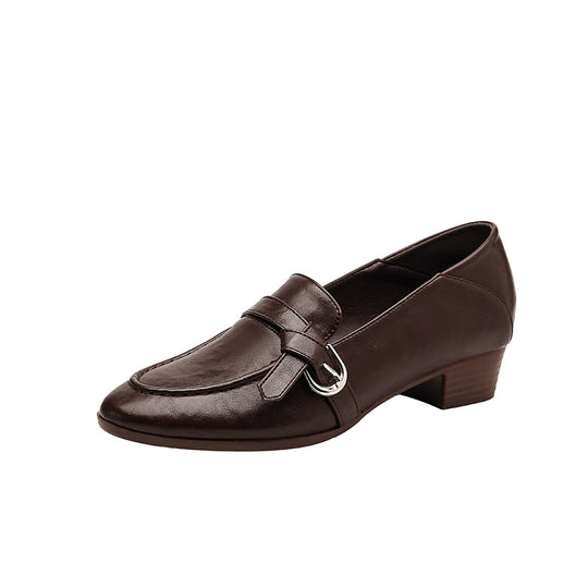 Damen Elegante Mokassins mit modischem Schnallen-Detail R&B