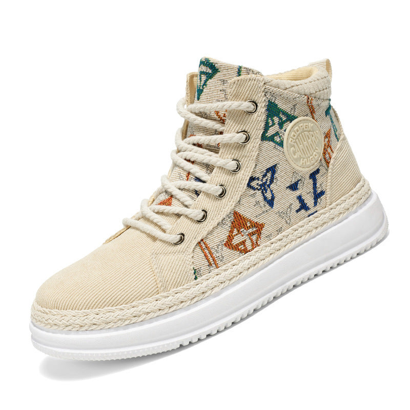 Damen Hohe Sneakers mit gesticktem Design und flexibler Sohle R&B