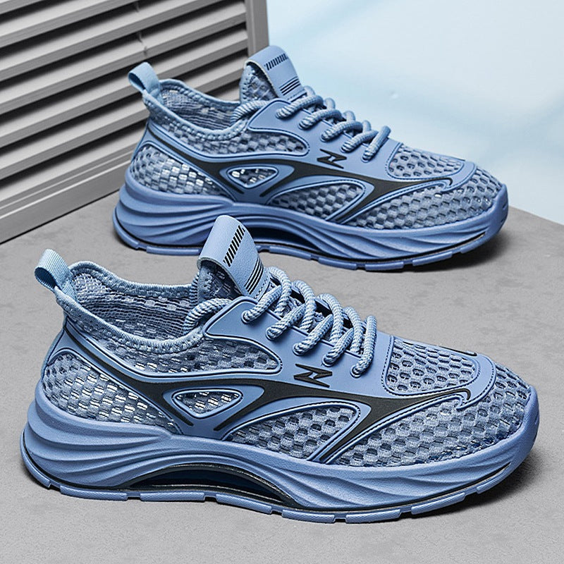 Damen leichte Sport Sneakers mit atmungsaktivem Mesh-Obermaterial und dämpfender Sohle R&B