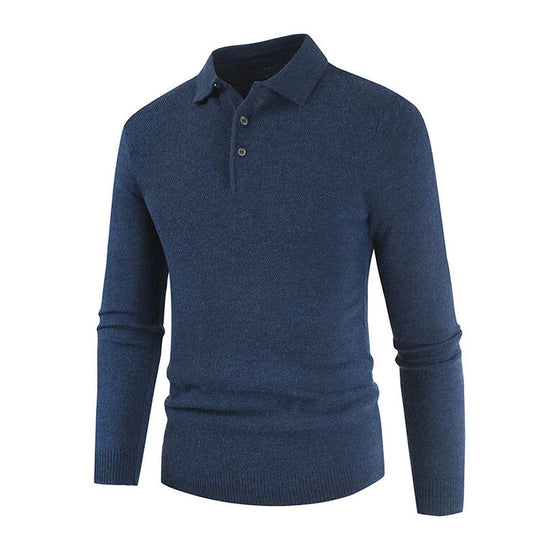 Herren langärmliges Poloshirt R&B