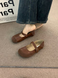 Damen komfortable Ballerinas mit modischem Riemchen und weichem Innenfutter R&B