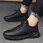 Herren Sportliche Leder Sneakers mit dämpfender Sohle R&B