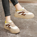 Damen Plattform-Sneaker mit modischem Design und dämpfender Sohle R&B