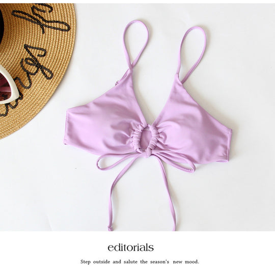 Damen Sportives Bikini-Set mit verstellbaren Trägern R&B