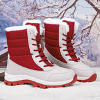 Damen Winterstiefel mit rutschfester Sohle und wärmendem Futter R&B