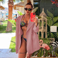 Damen lässiger Oversized-Blazer mit modernen Schnitt und eleganten Details R&B