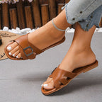 Damen elegante und komfortable Riemensandalen R&B