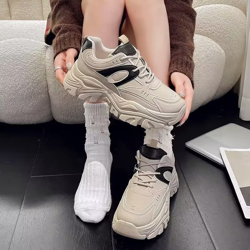 Damen Sportliche Chunky Sneaker mit stabiler Sohle R&B