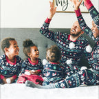 R&B | Weihnachtsherz Weihnachts-Pyjamas Navy Damen