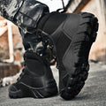Herren taktische Stiefel mit verstärktem Knöchelschutz und rutschfester Sohle R&B